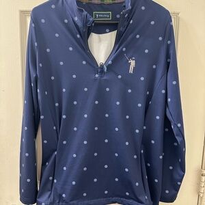 William Murray Golf Blue Golf Ball Sweater